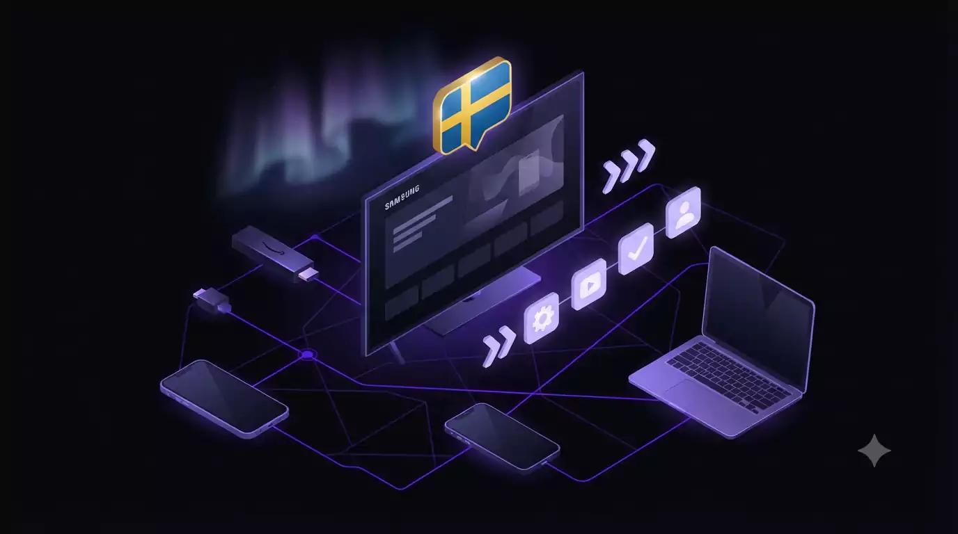 IPTV Installationsguide Sverige 2026 — Alla Enheter Steg för Steg
